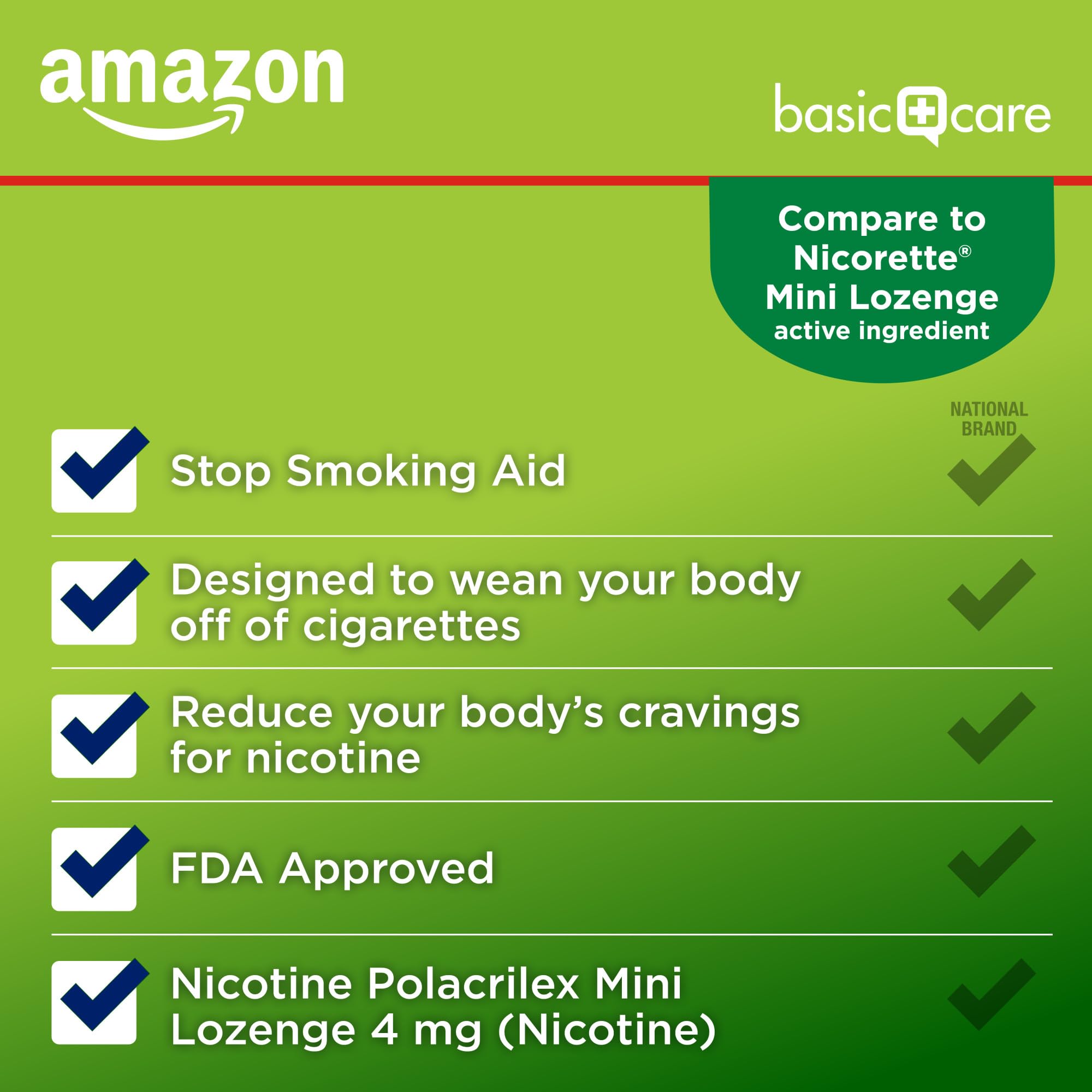 Amazon Basic Care paquete abierto con pastillas listas para usar y fácil transporte