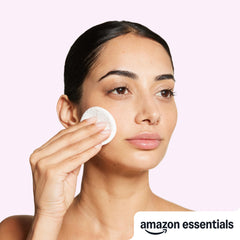 Amazon Essentials disco usado con desmaquillante mostrando limpieza rápida