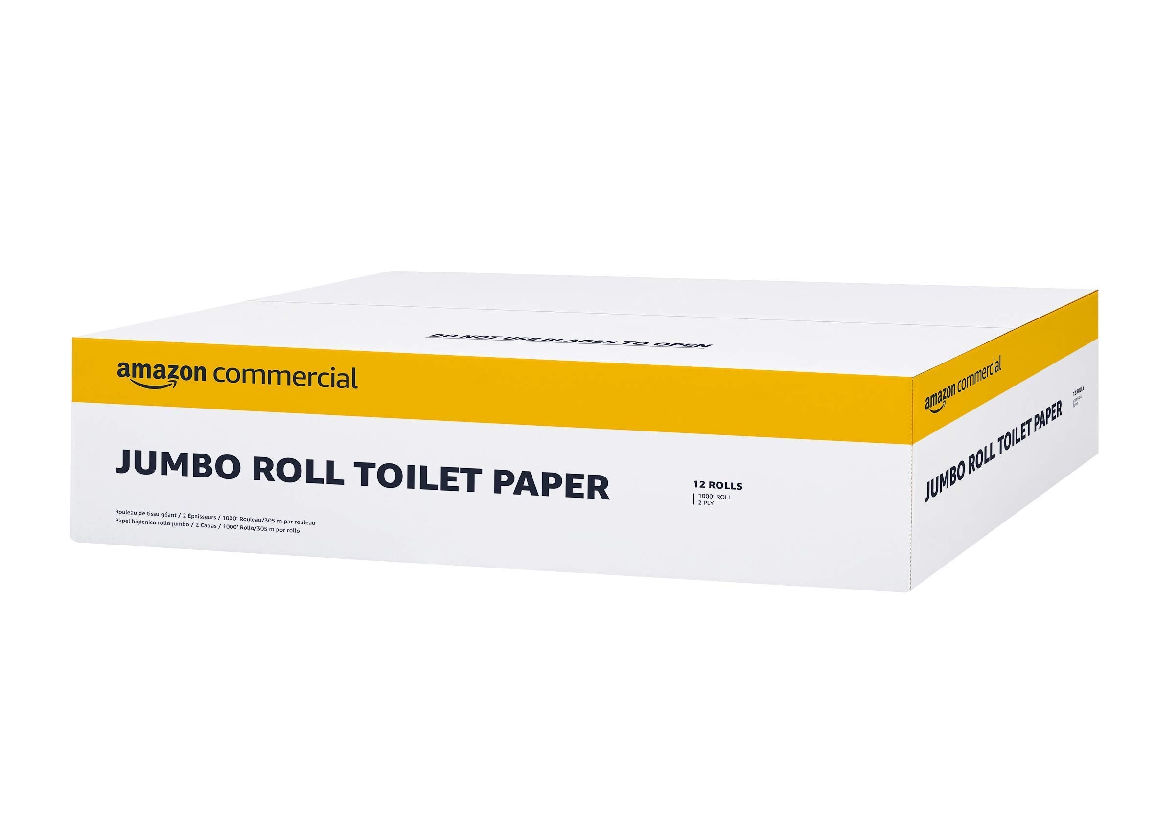 AmazonCommercial rollos en uso en baño público para mantenimiento eficiente