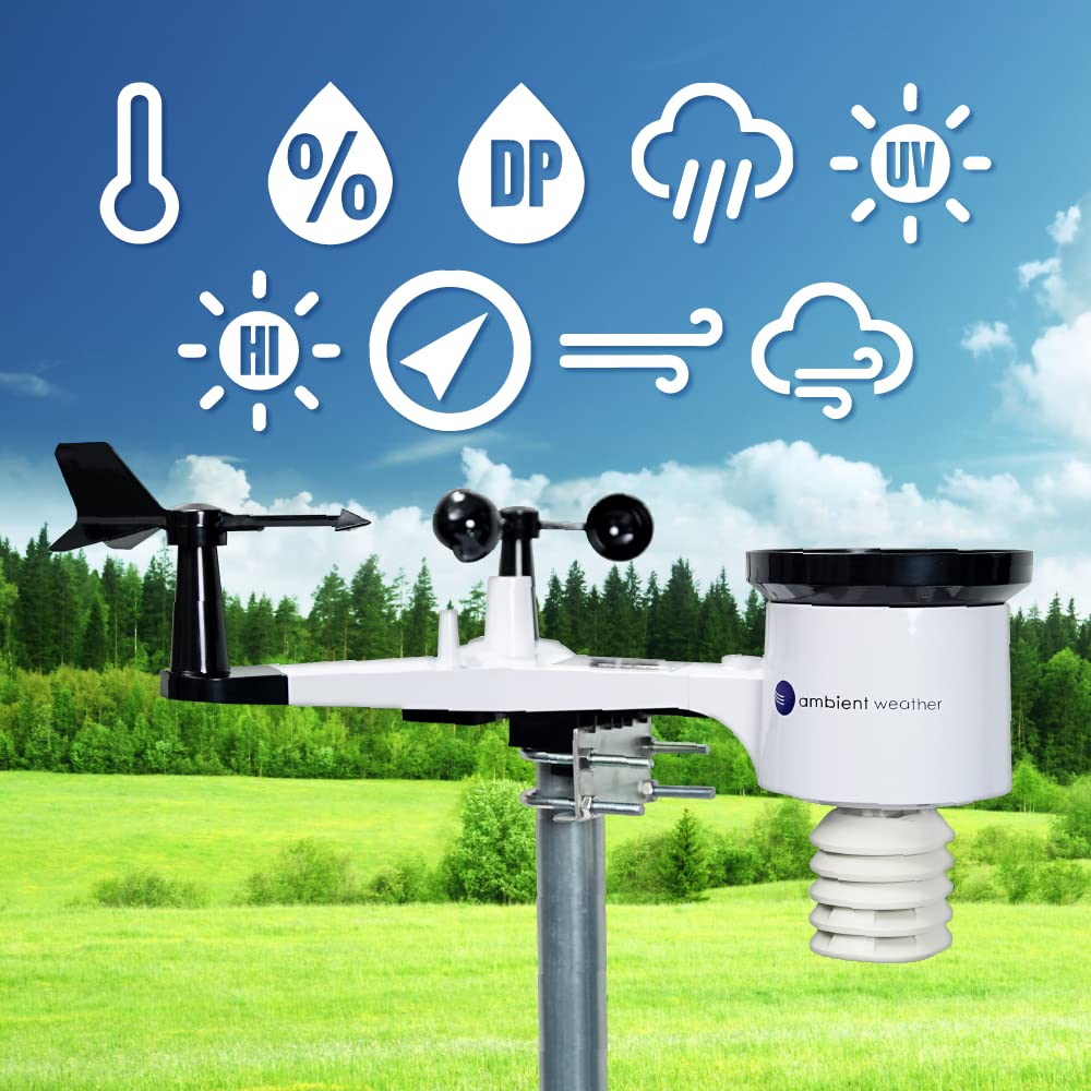 Ambient Weather rain cup close-up capturing precise rainfall measurements