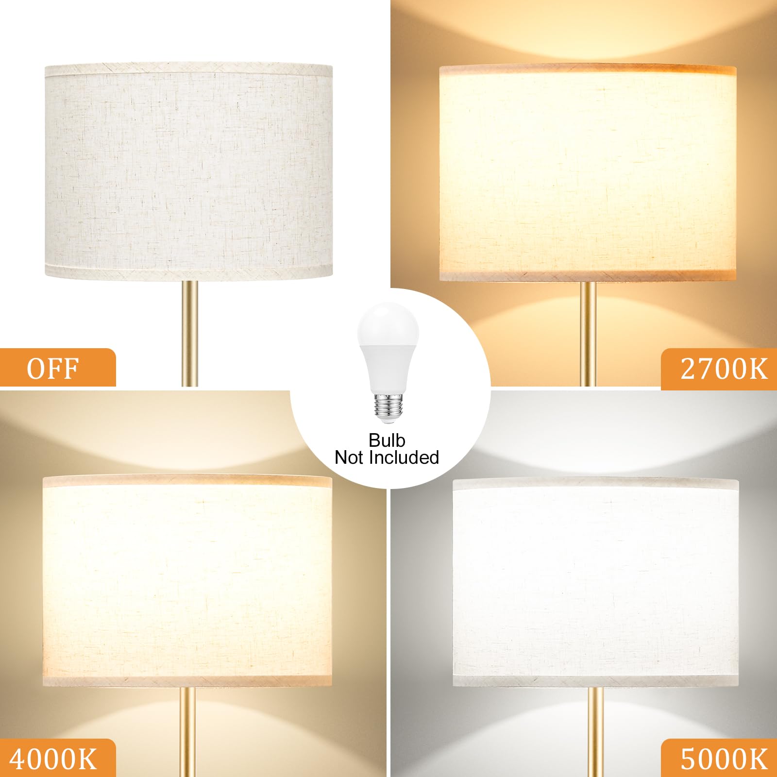 Ambimall lámpara junto a cama ofreciendo iluminación complementaria cómoda