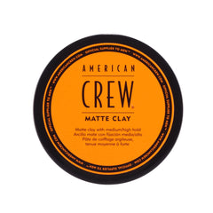 American Crew envase frontal de Matte Clay mostrando tamaño y acabado mate