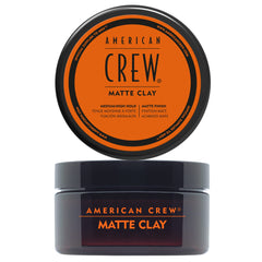 AMERICAN CREW frasco frontal mostrando textura mate y control