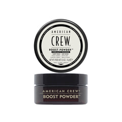 AMERICAN CREW frasco frontal mostrando polvo para volumen y acabado mate