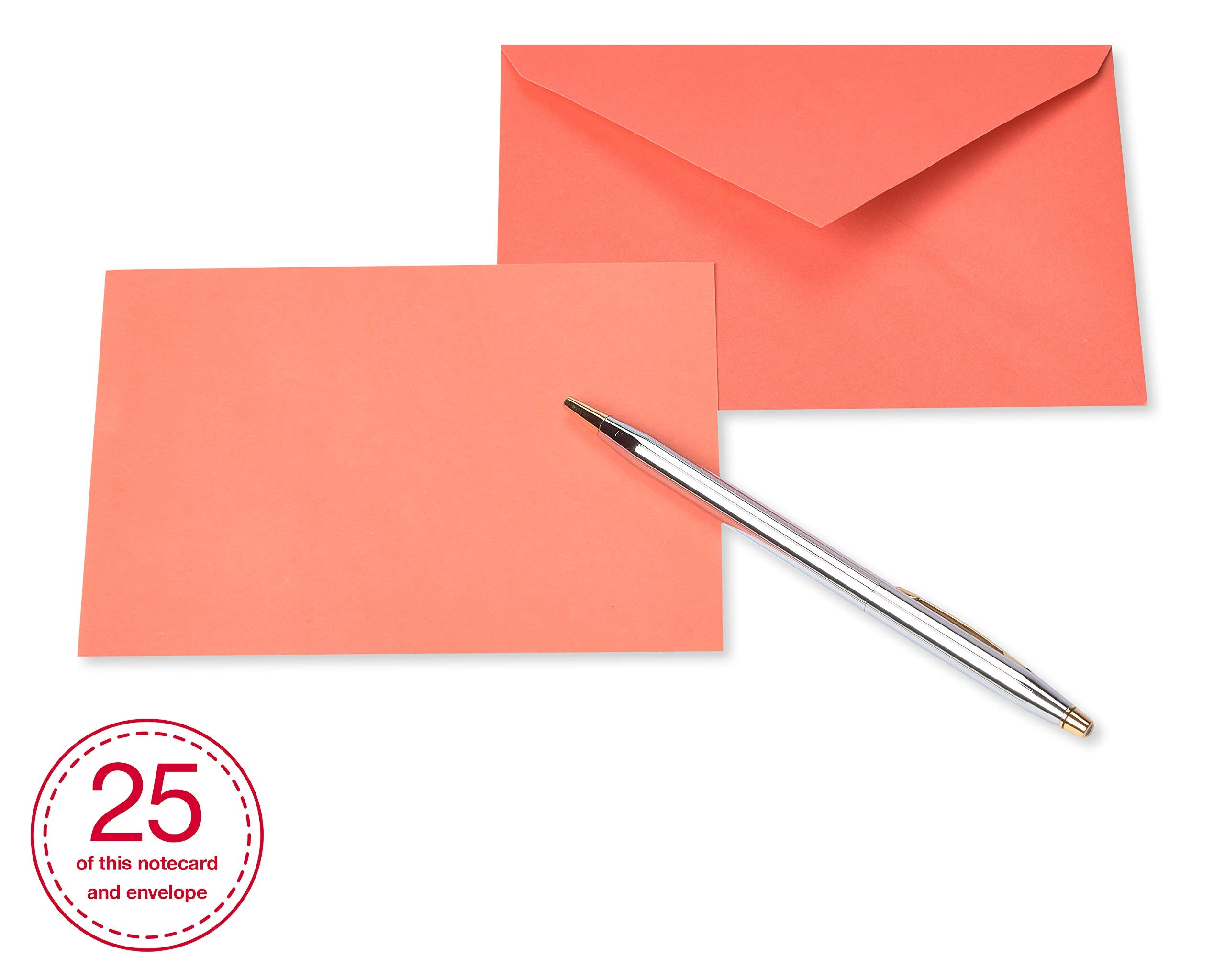 American Greetings tarjeta junto a mano para comparar tamaño y facilidad de uso
