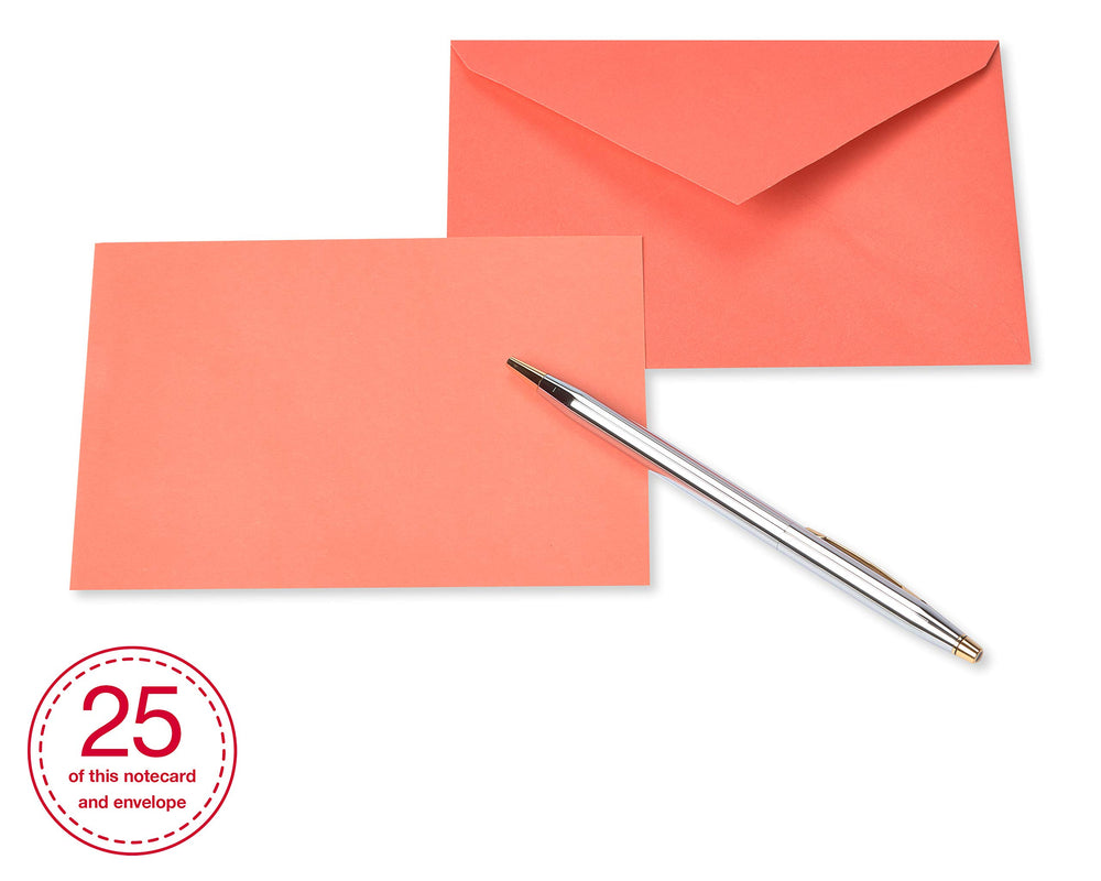 American Greetings tarjeta junto a mano para comparar tamaño y facilidad de uso