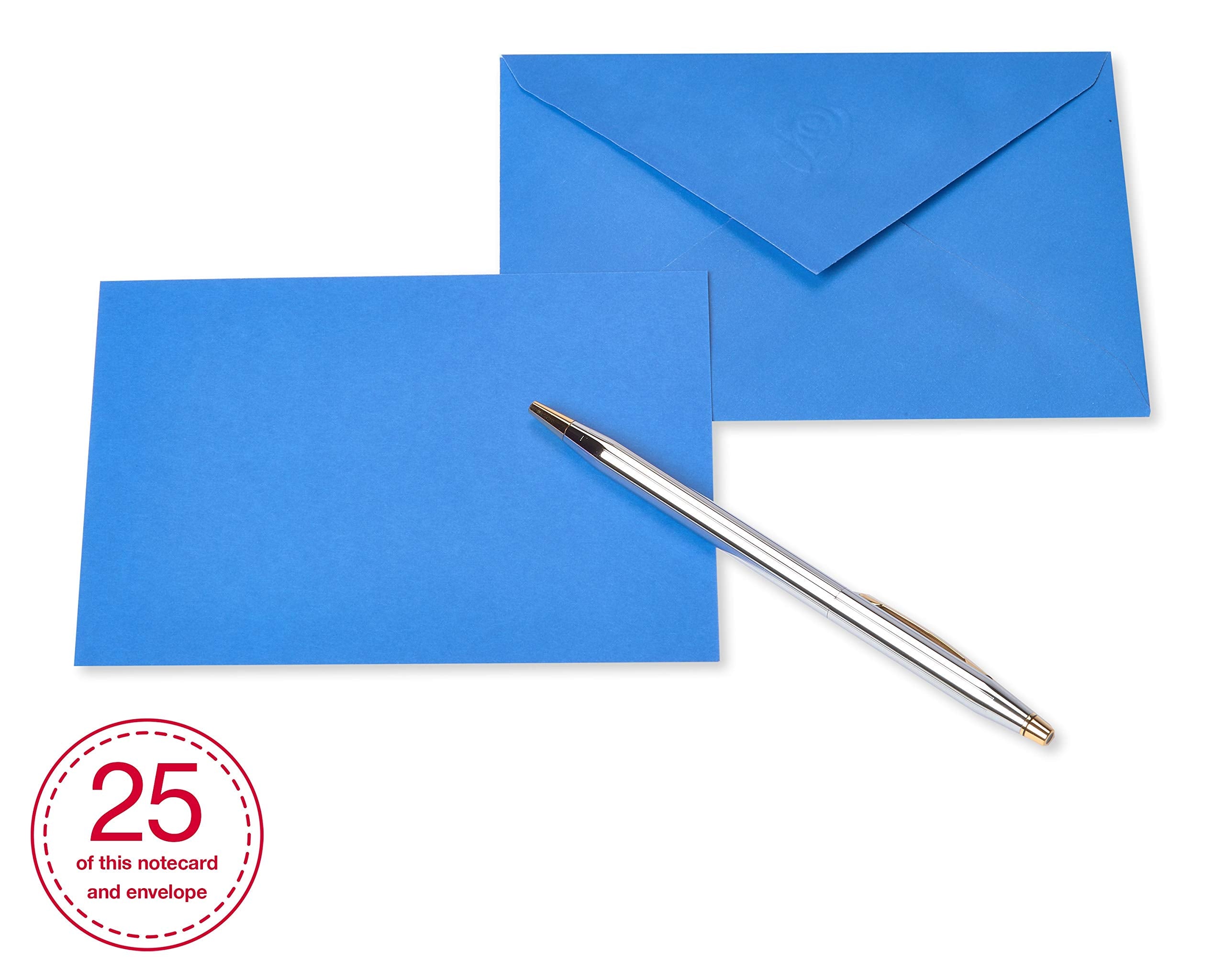 American Greetings tarjeta colocada como etiqueta en regalo, acabado profesional y colorido