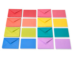 American Greetings tarjetas distribuidas mostrando los ocho colores vibrantes para combinar