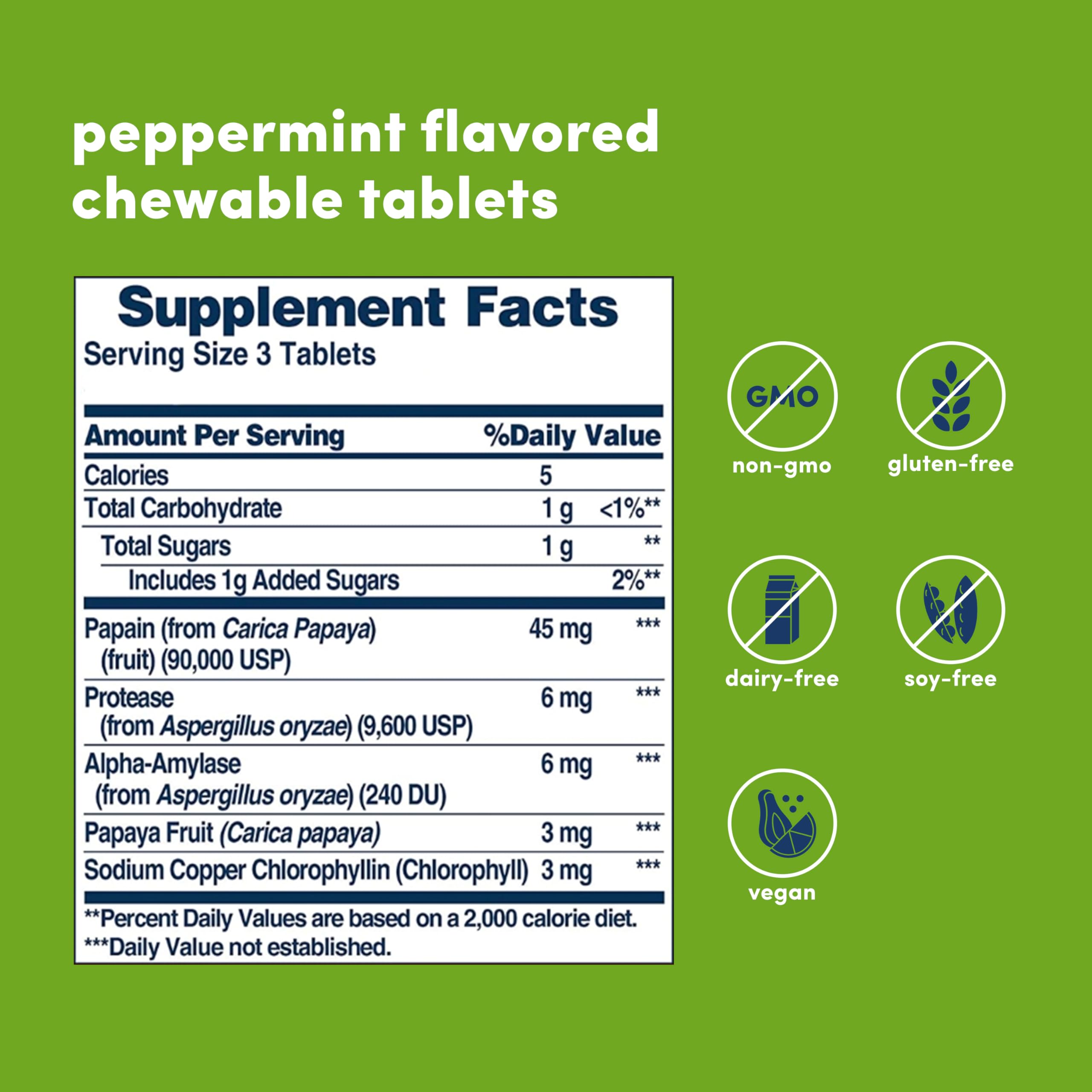 American Health primer plano de tabletas masticables y textura apetecible