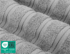 American Soft Linen toalla en uso después de la ducha mostrando confort