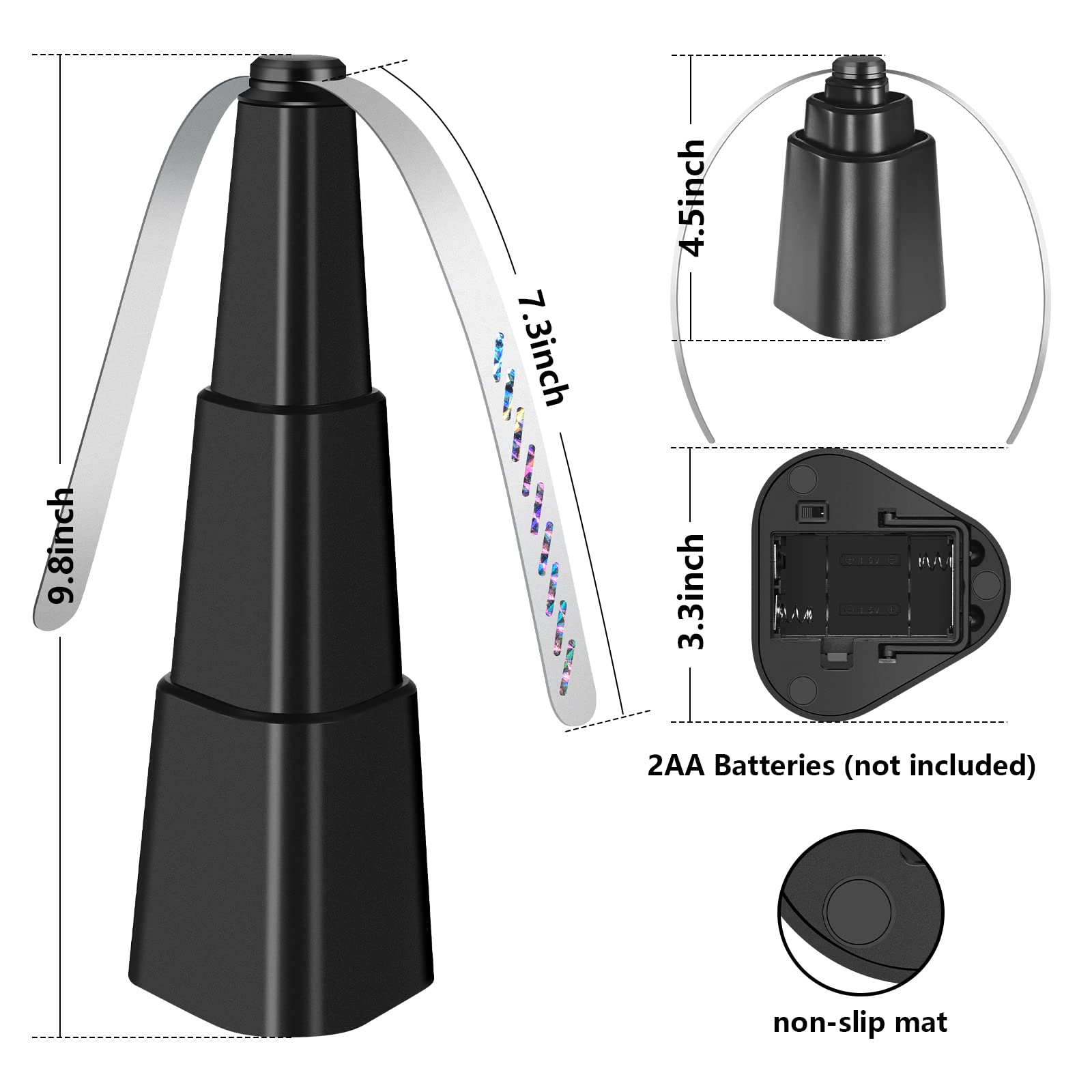 AMIAEDU fan beside hand showing portable size and travel convenience