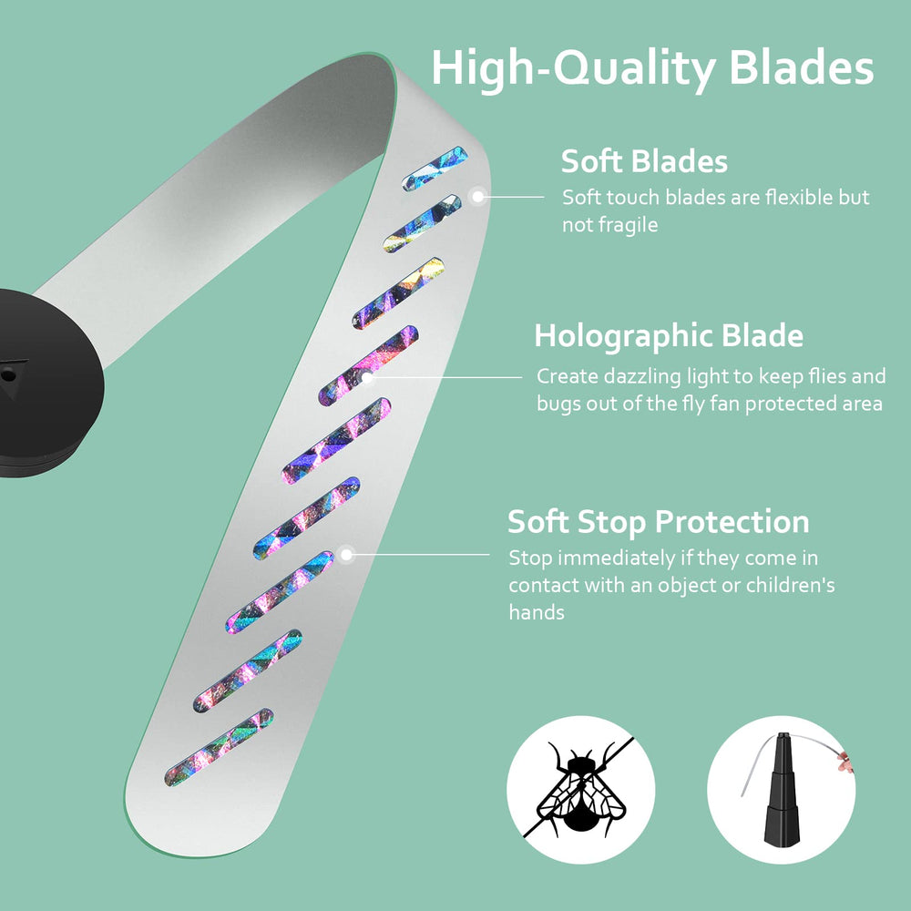 AMIAEDU soft blade detail showing safety for kids and pets