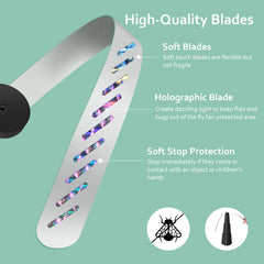 AMIAEDU soft blade detail showing safety for kids and pets