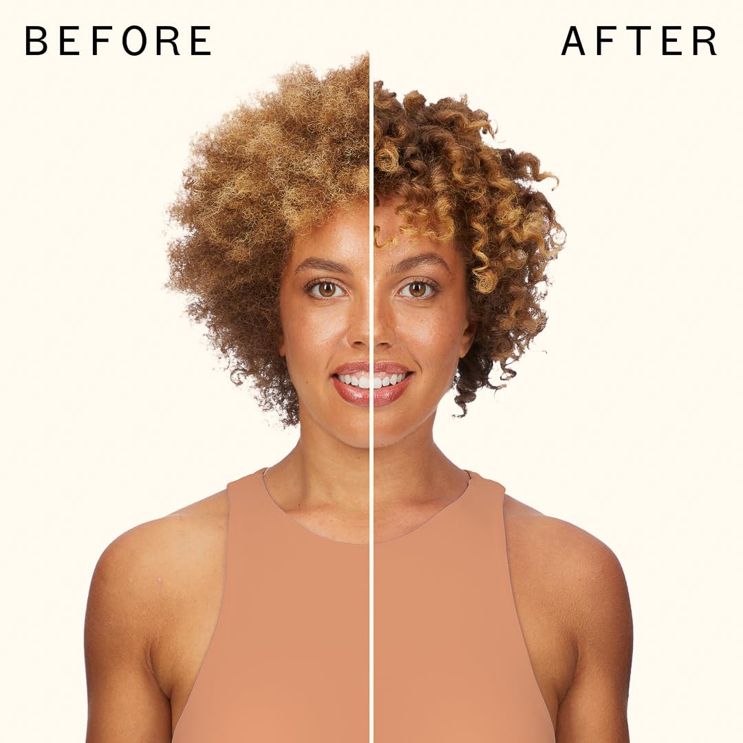 Amika rizos definidos con rebote y menos frizz tras usar gel