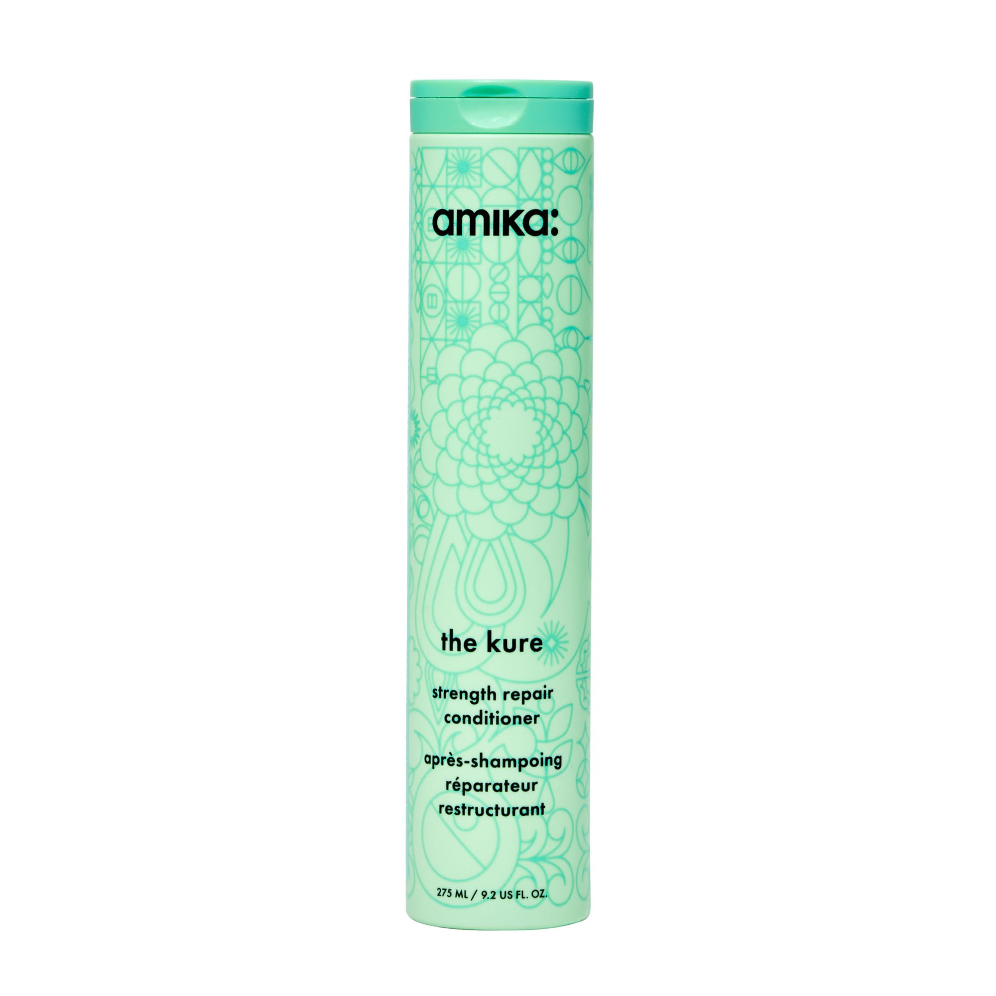 amika frente del envase 275ml mostrando diseño y beneficio fortalecedor