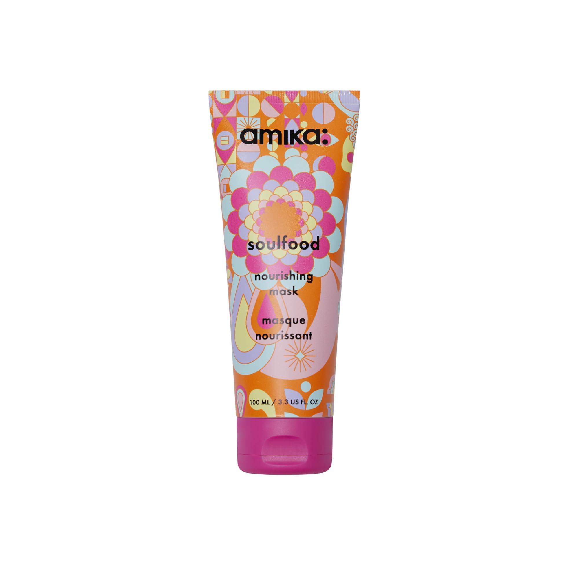 Amika Soulfood front jar showing packaging and nourishing benefits