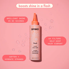 Amika textura cremosa de la mascarilla que facilita distribución y hidratación
