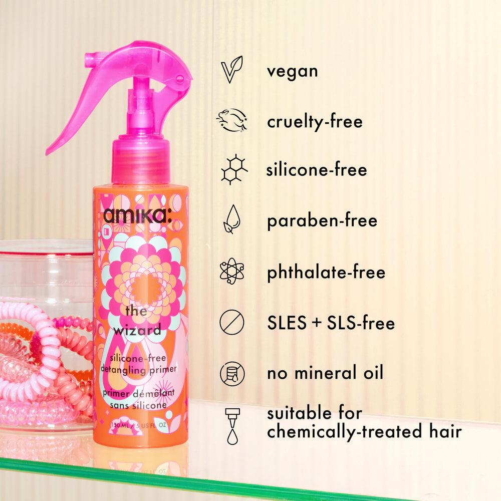 Amika producto con secador representando protección térmica efectiva