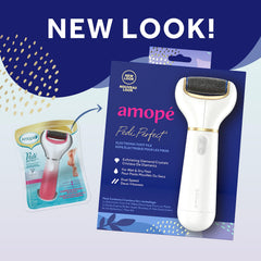 Amope primer plano del rodillo con cristales para exfoliación eficaz