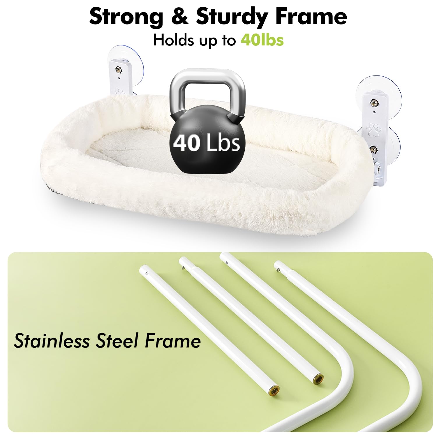 AMOSIJOY mesh side folded demonstrating breathable, space-saving function