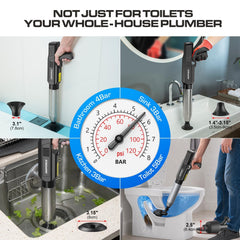AMPFORCE conjunto de boquillas intercambiables para inodoro, lavabo y ducha