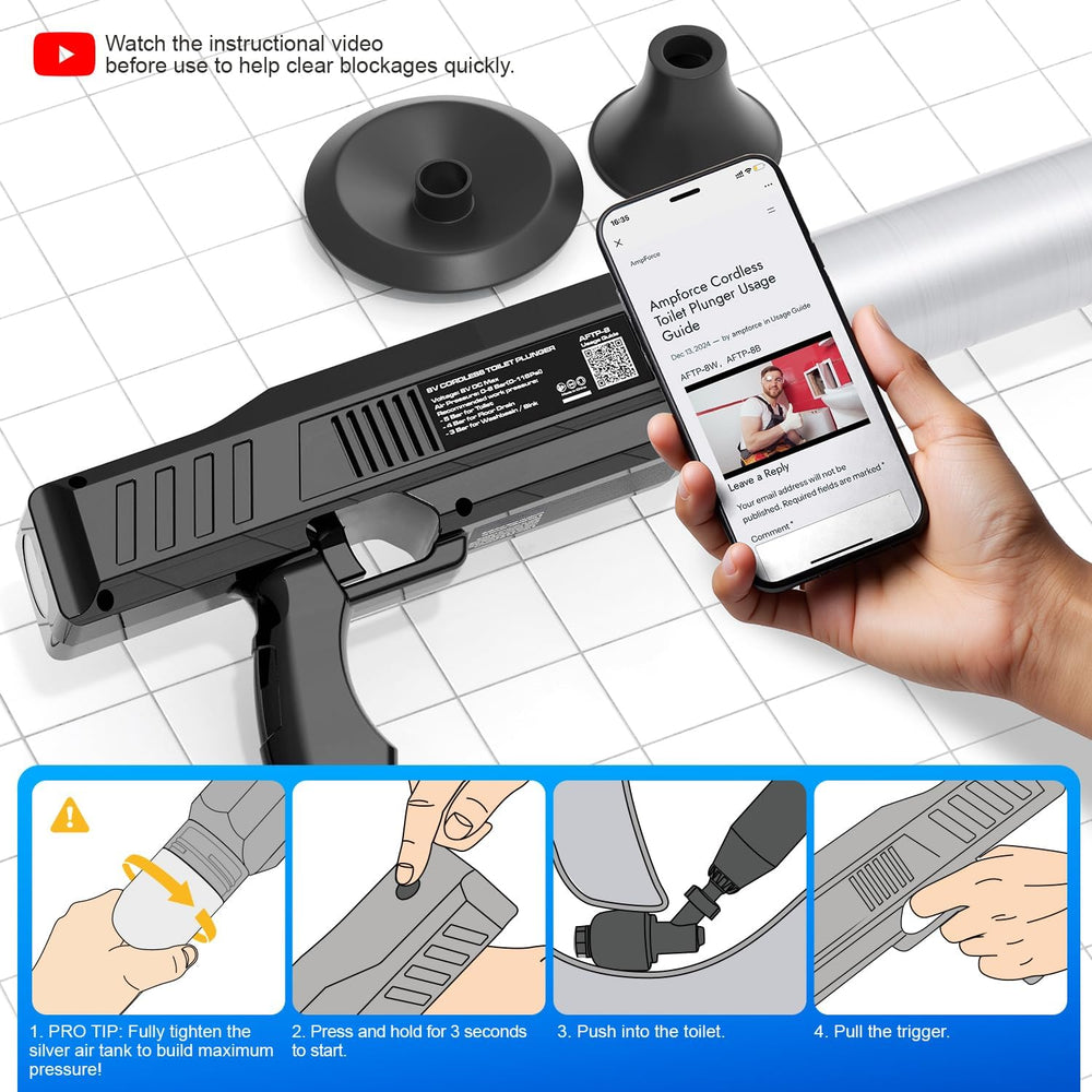 AMPFORCE puerto USB‑C mostrando carga rápida y conveniente para el hogar