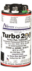 AMRAD Turbo 200 vista frontal de la lata metálica mostrando robustez y ahorro de inventario