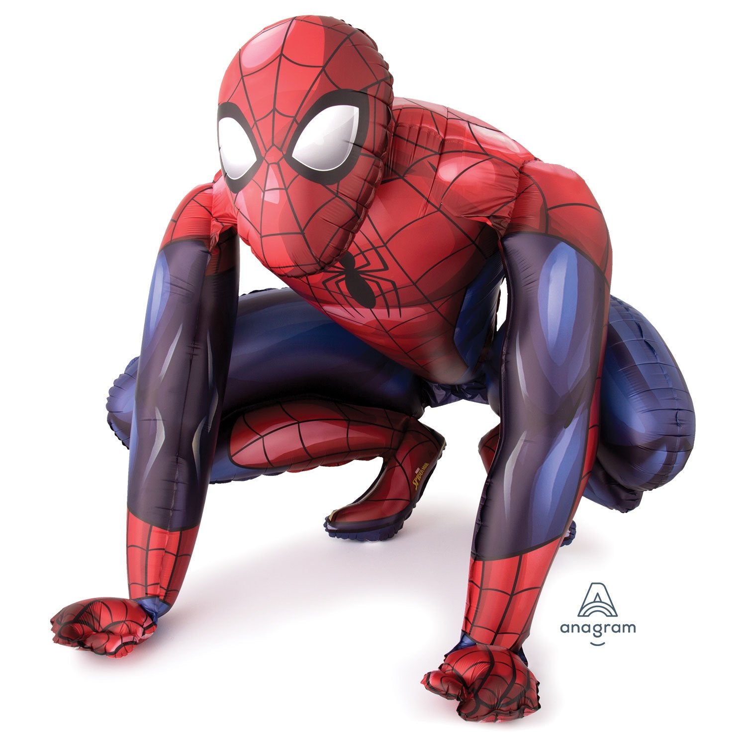 Amscan Spider Man vista frontal del globo mostrando diseño llamativo