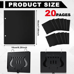 Amylove primer plano de las fundas PVC que protege partituras y mejora legibilidad