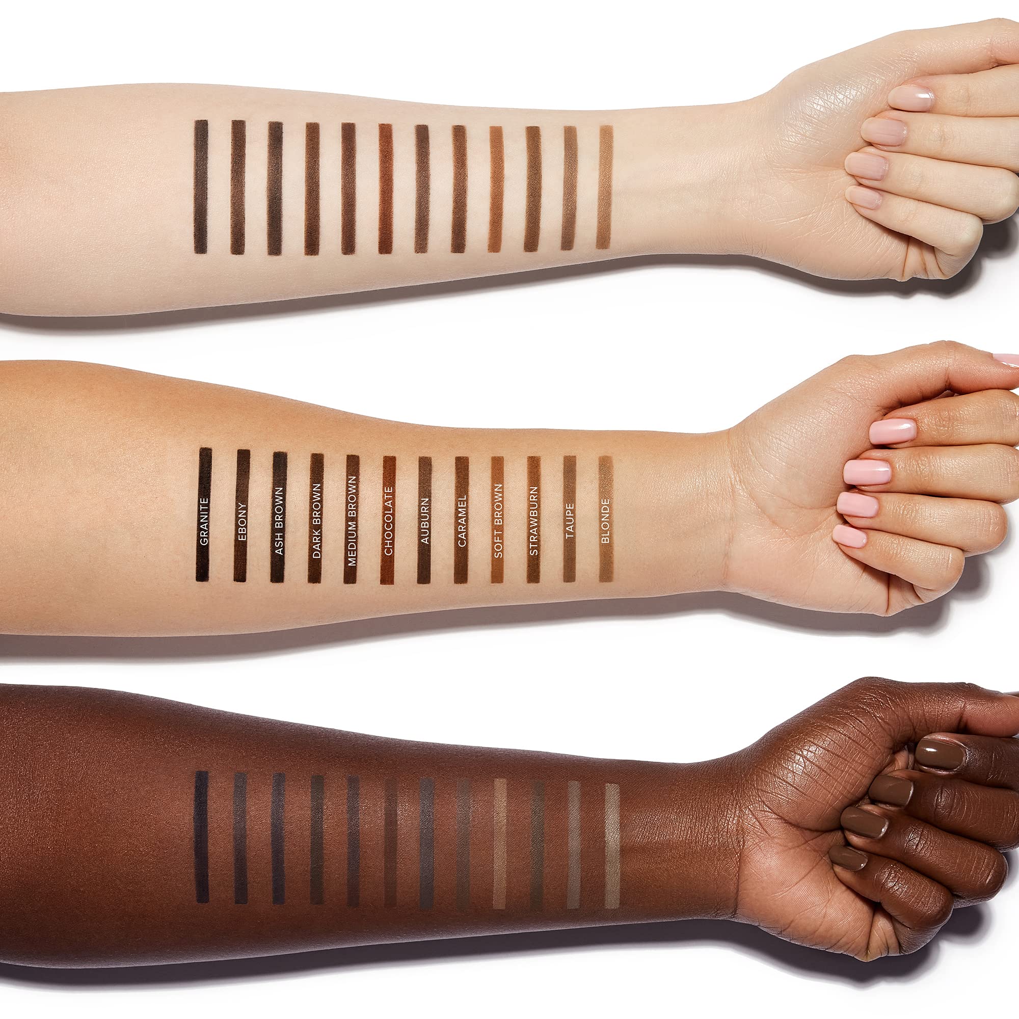 Anastasia Brow Definer textura del trazo que muestra pigmentación uniforme