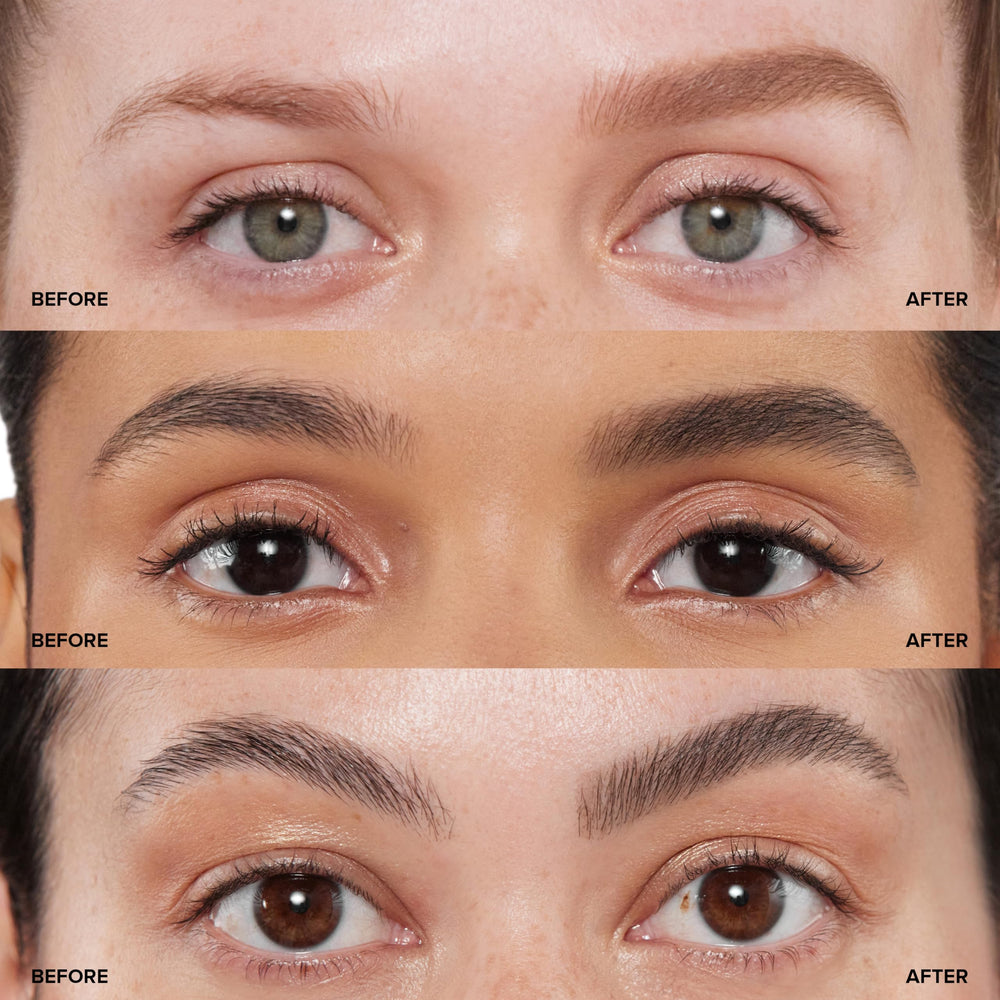 Anastasia Brow Wiz textura de cera aplicada para acabado natural