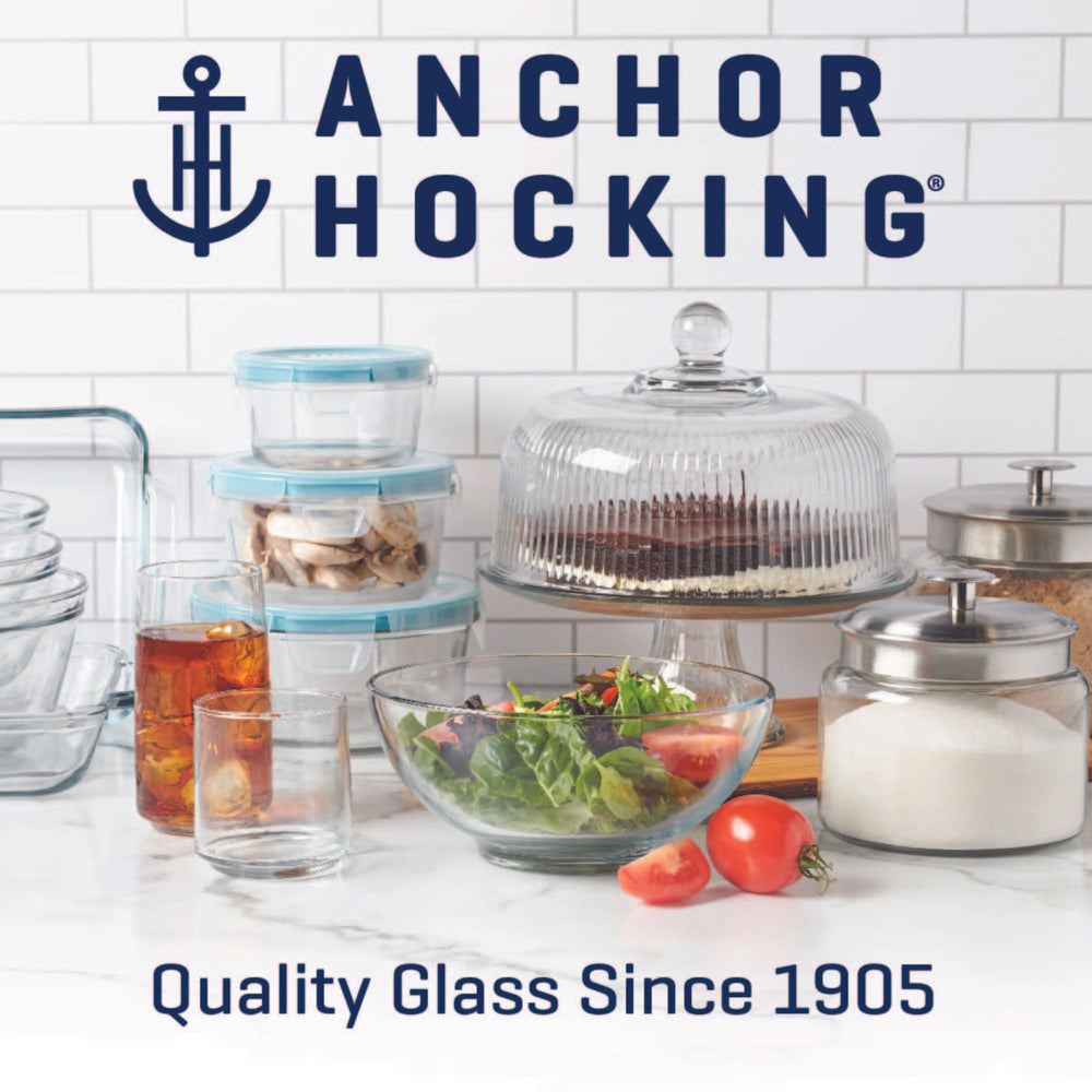 Anchor Hocking frascos en cocina estilizada ofreciendo presentación y almacenamiento seguro