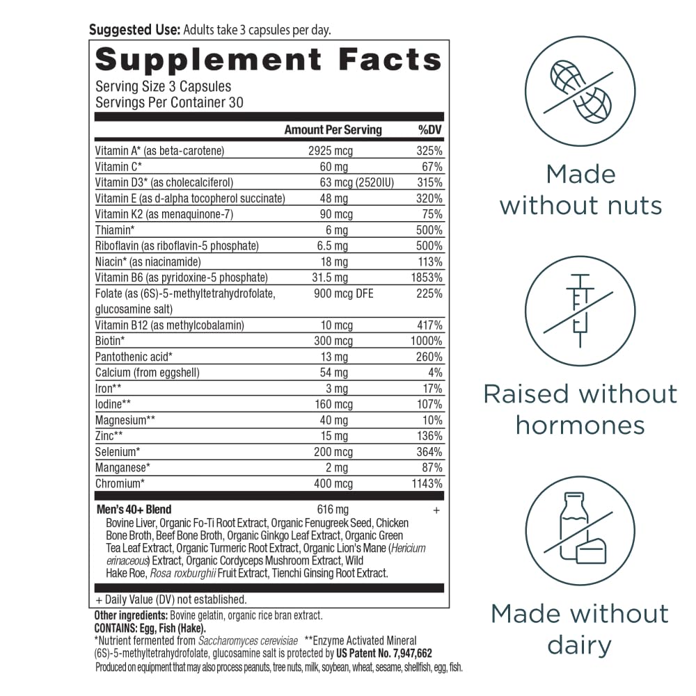 Ancient Nutrition cápsula en mano mostrando tamaño fácil de tragar