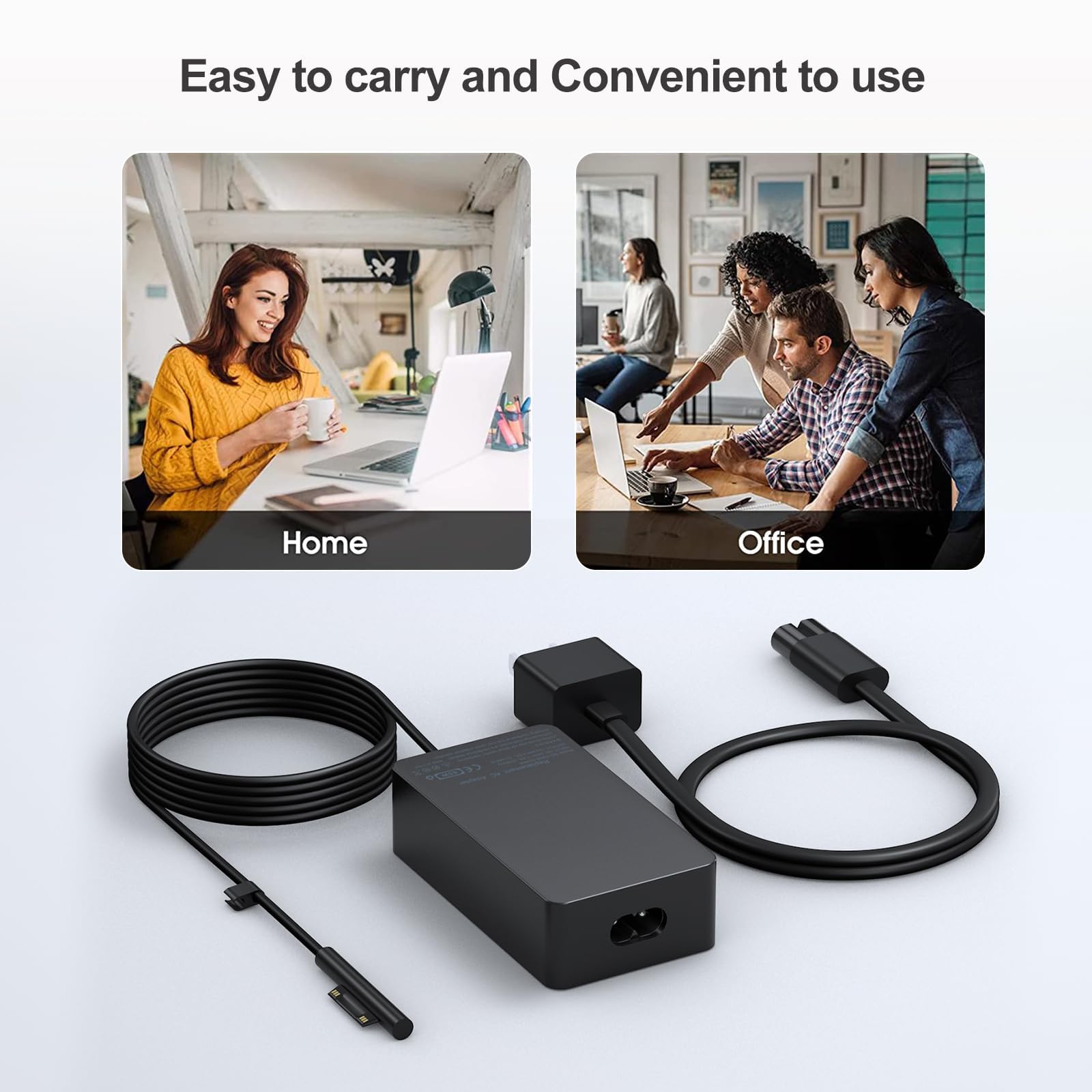 Andingker en estación de trabajo con Surface, ideal para oficina móvil
