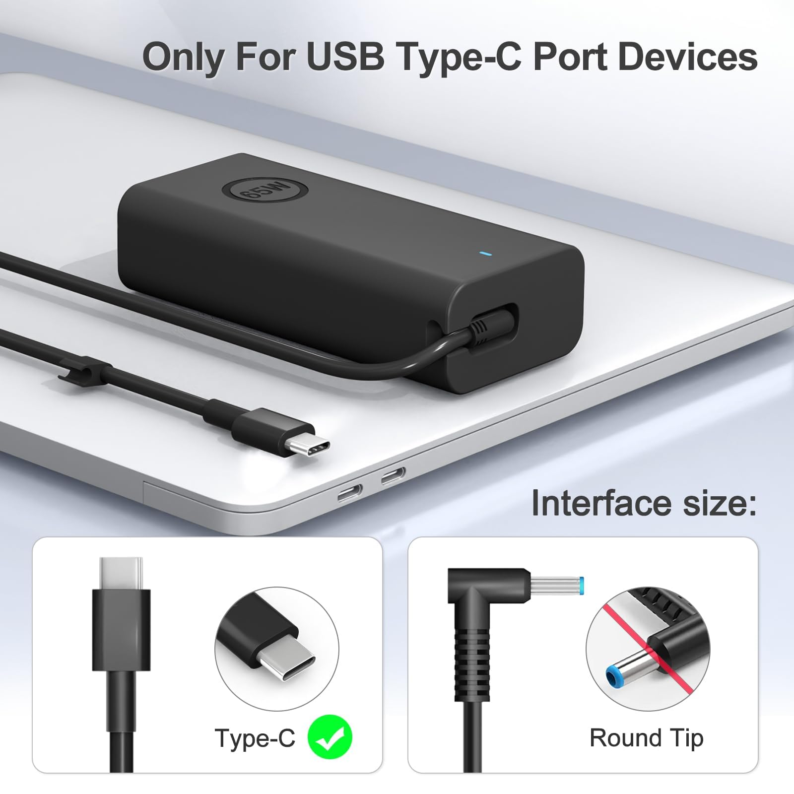 Andingker cable de alimentación incluido para conexión inmediata