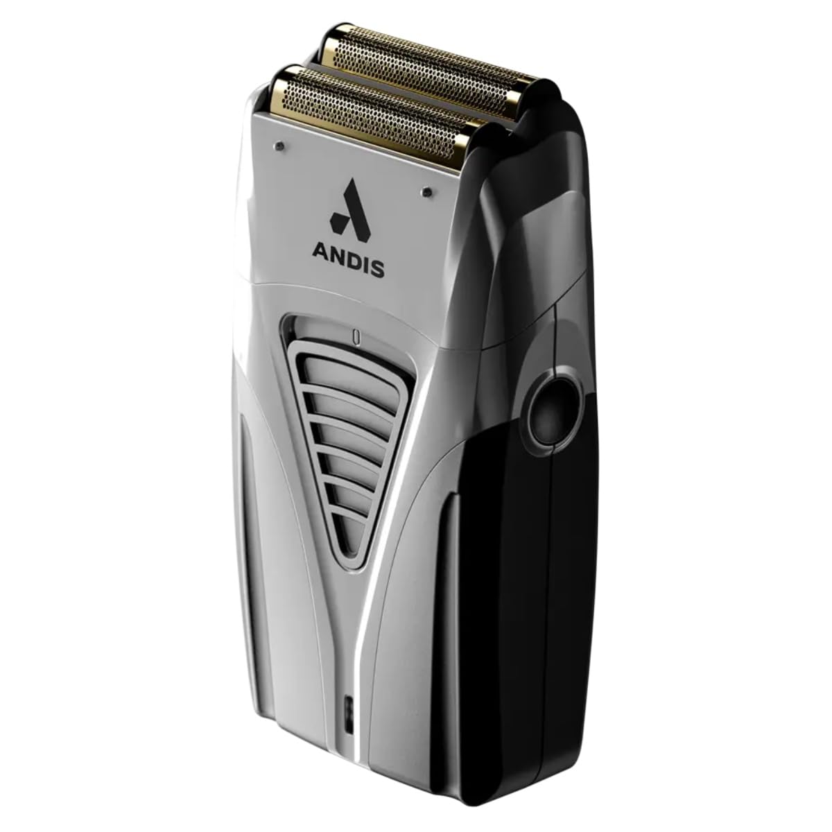 Andis TS-2 en uso en la nuca de cliente mostrando acabado impecable