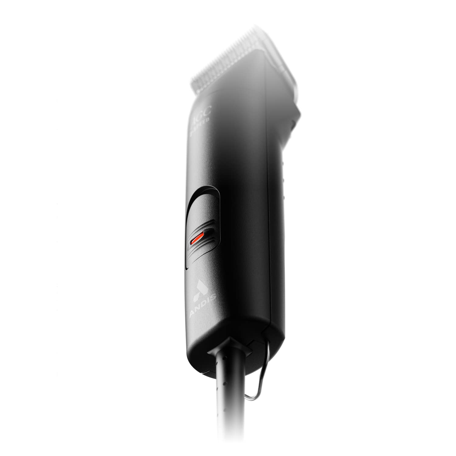 Andis UltraEdge etiqueta de modelo y especificaciones garantizando uso profesional