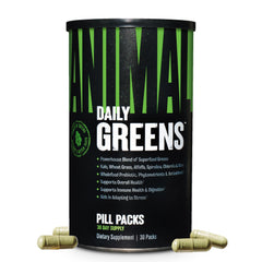 Animal Daily Greens vista frontal del paquete, presentación práctica y profesional