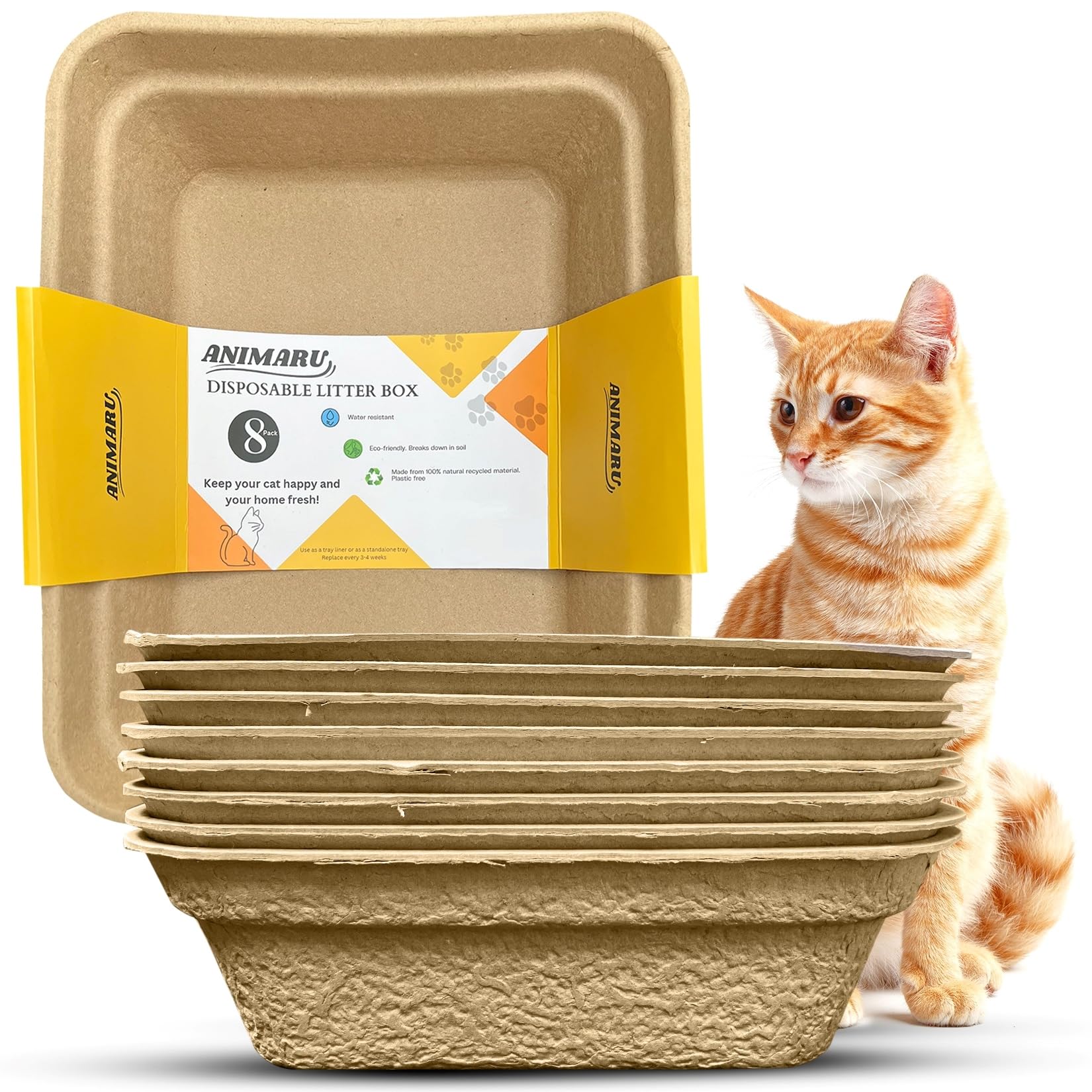 Animaru caja frontal con empaque grande y ventaja de fácil reemplazo