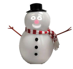 ANIMAT3D FrostByte frente del muñeco de nieve mostrando su apariencia festiva