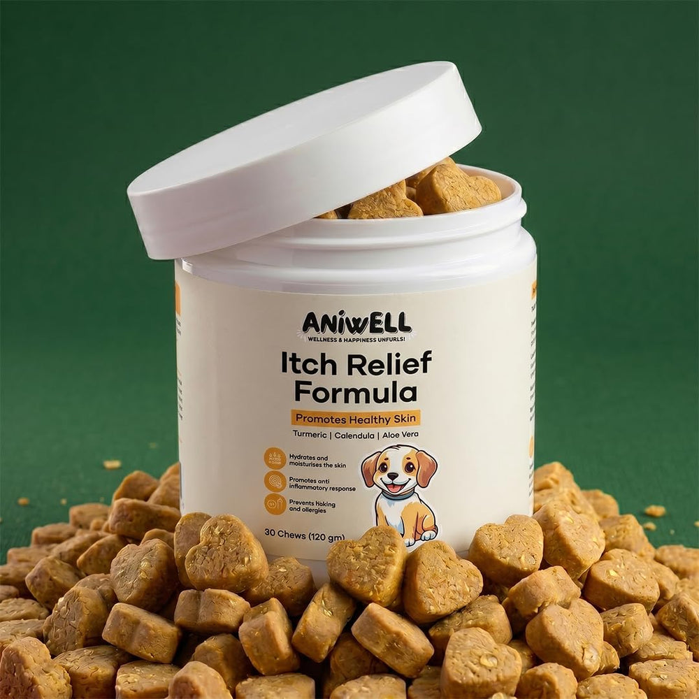 Aniwell caja abierta con 30 chuches para un mes de suplemento