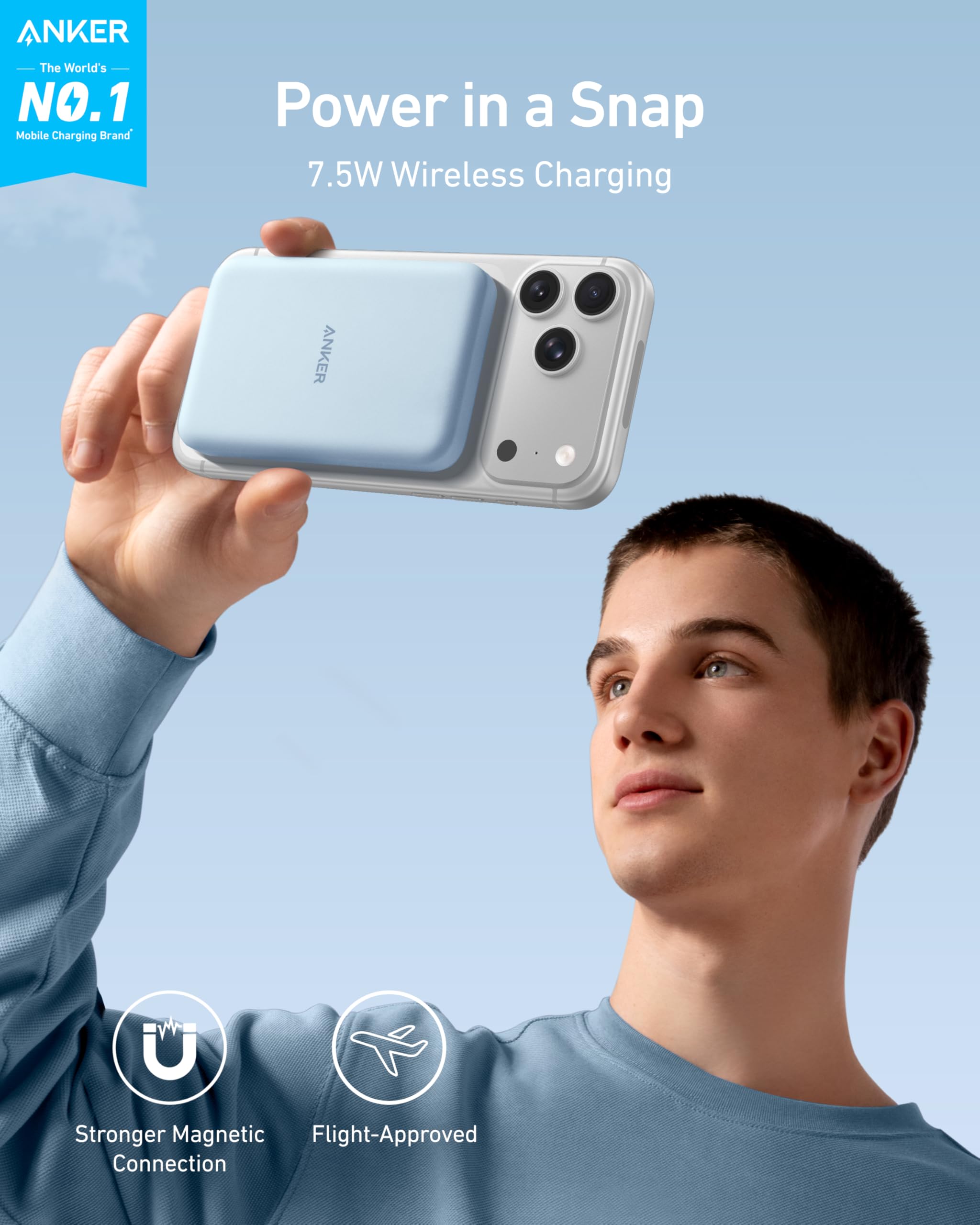 Anker 621 MagGo detalle de imanes que asegura fijación estable