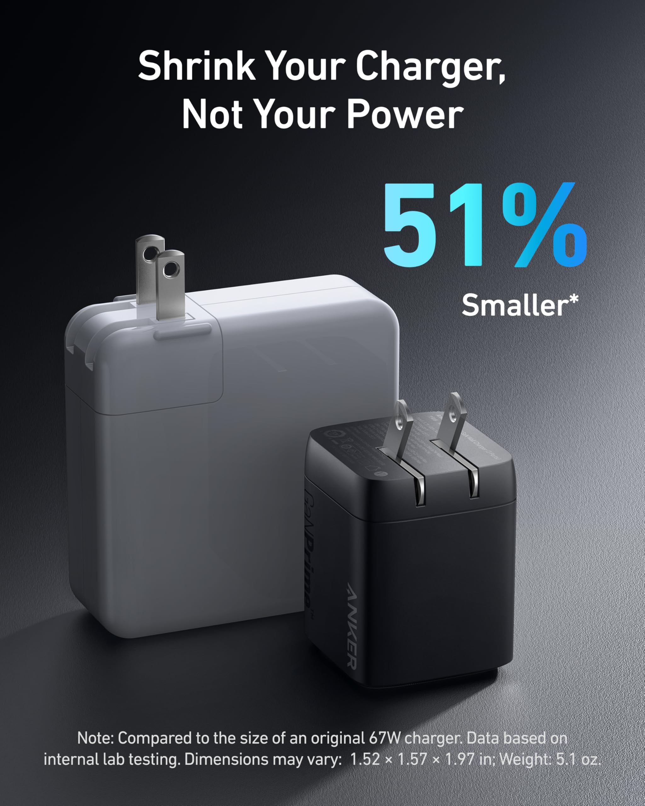 Anker cargador alimentando un portátil y móvil simultáneamente con eficiencia