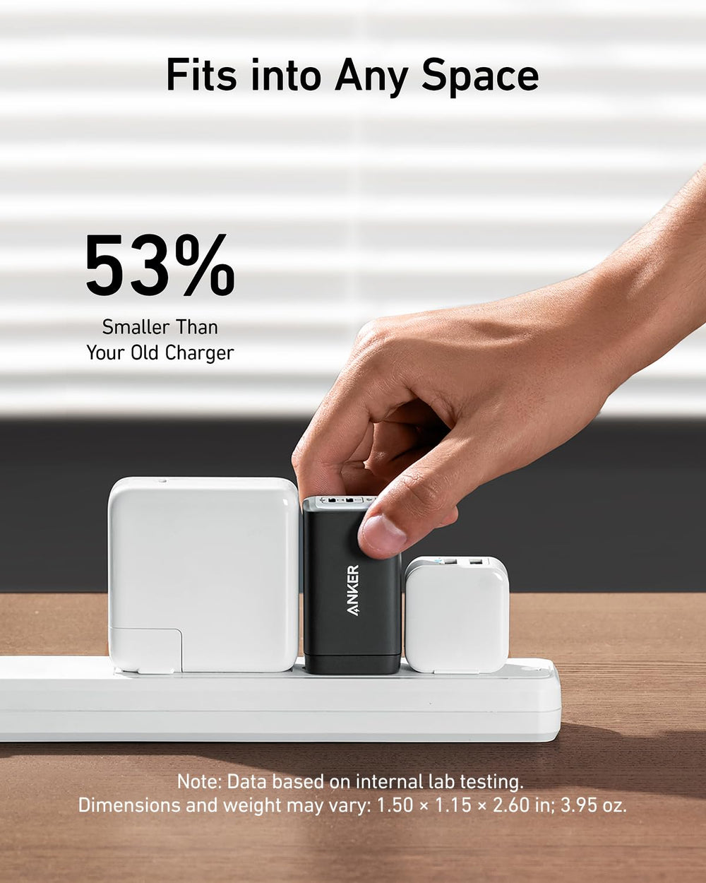 Anker 735 primeros planos de los puertos USB-C resaltando la distribución de energía