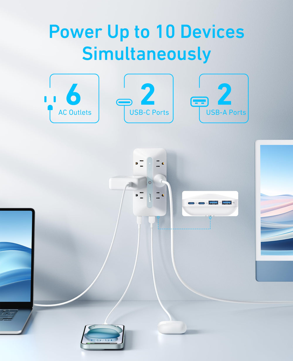 Anker puerto USB-C 20W en uso cargando smartphone rápidamente