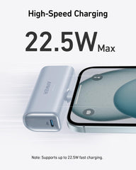 Anker detalle del conector USB-C plegable que evita enredos y protege pines