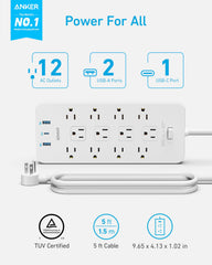 Anker primer plano del puerto USB‑C 20W que ofrece carga rápida para móviles