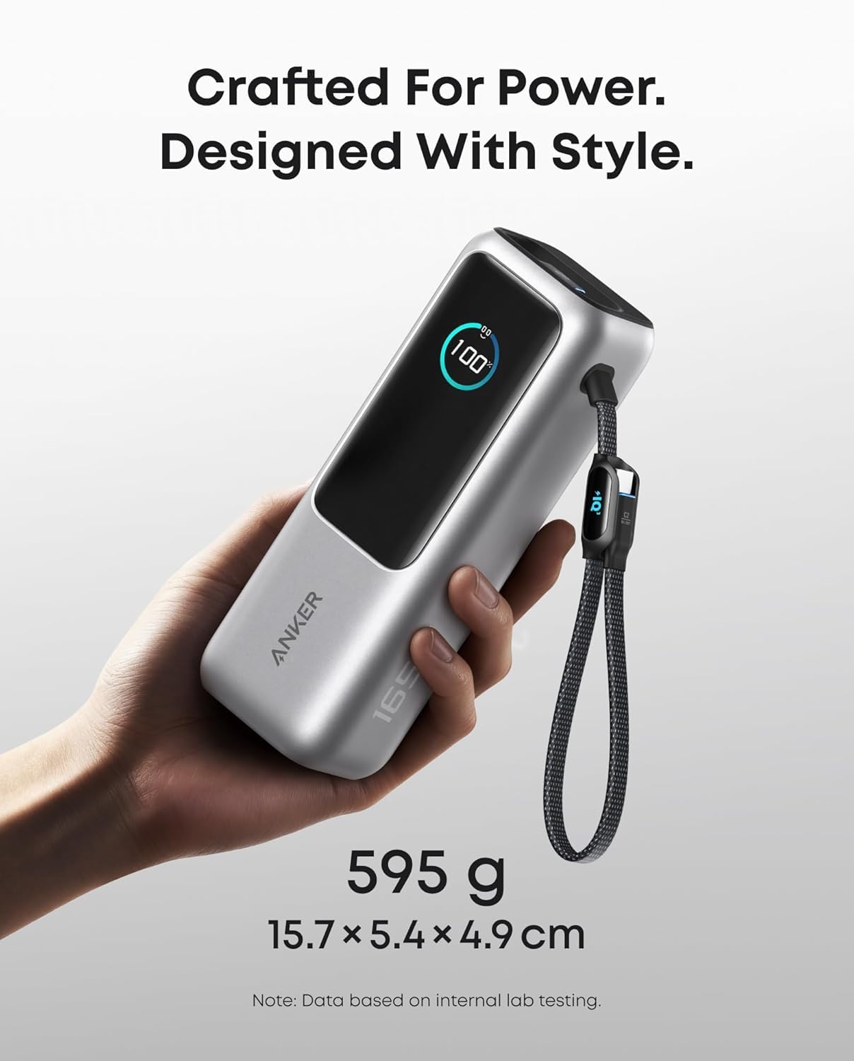 Anker etiqueta con el modelo A1695H41 y especificaciones claras