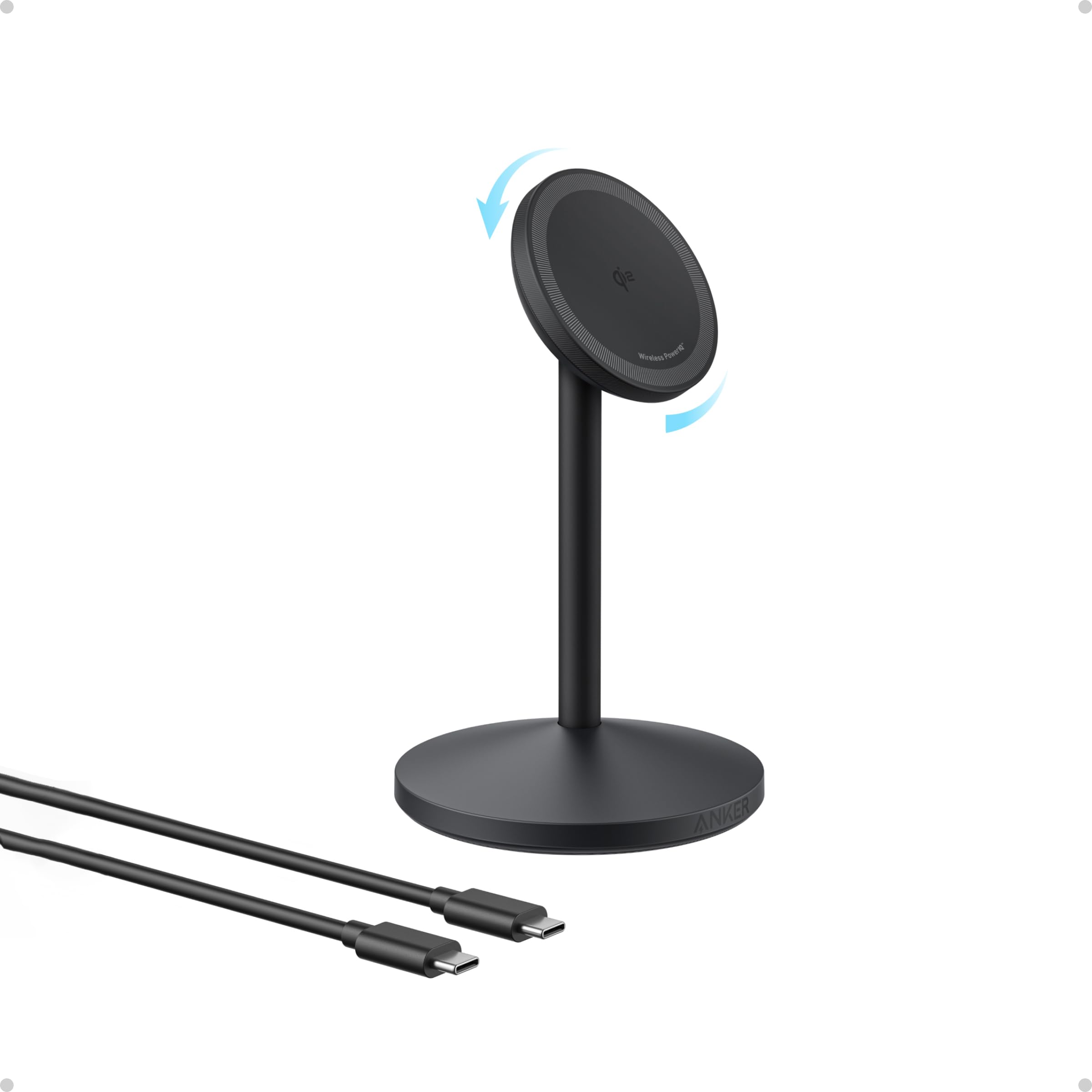 Anker MagGo vista frontal mostrando diseño compacto y elegancia