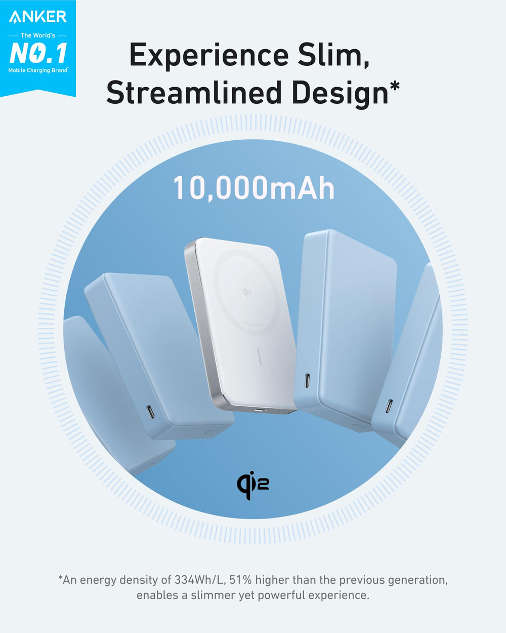Anker MagGo detalle del acabado mate y marco metálico para durabilidad